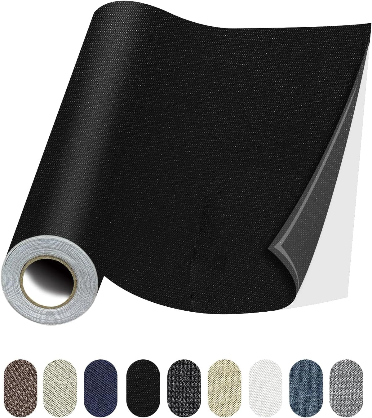 Fabric Repair Patches, 17X79 Inch Linen Repair Tape Self-Adhesive Fabric Patches Durable, DIY Large