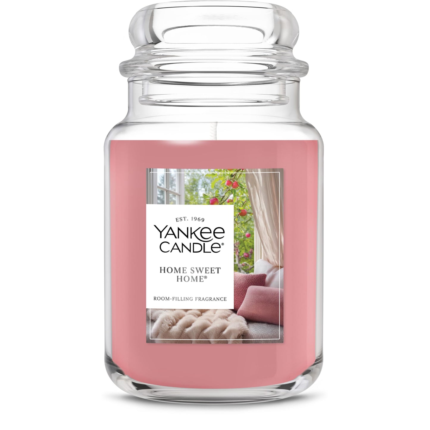 Yankee Candle Home Sweet Home Scented Candle, 22oz Large Jar, Up to 150 Hour Burn Time, Giftable