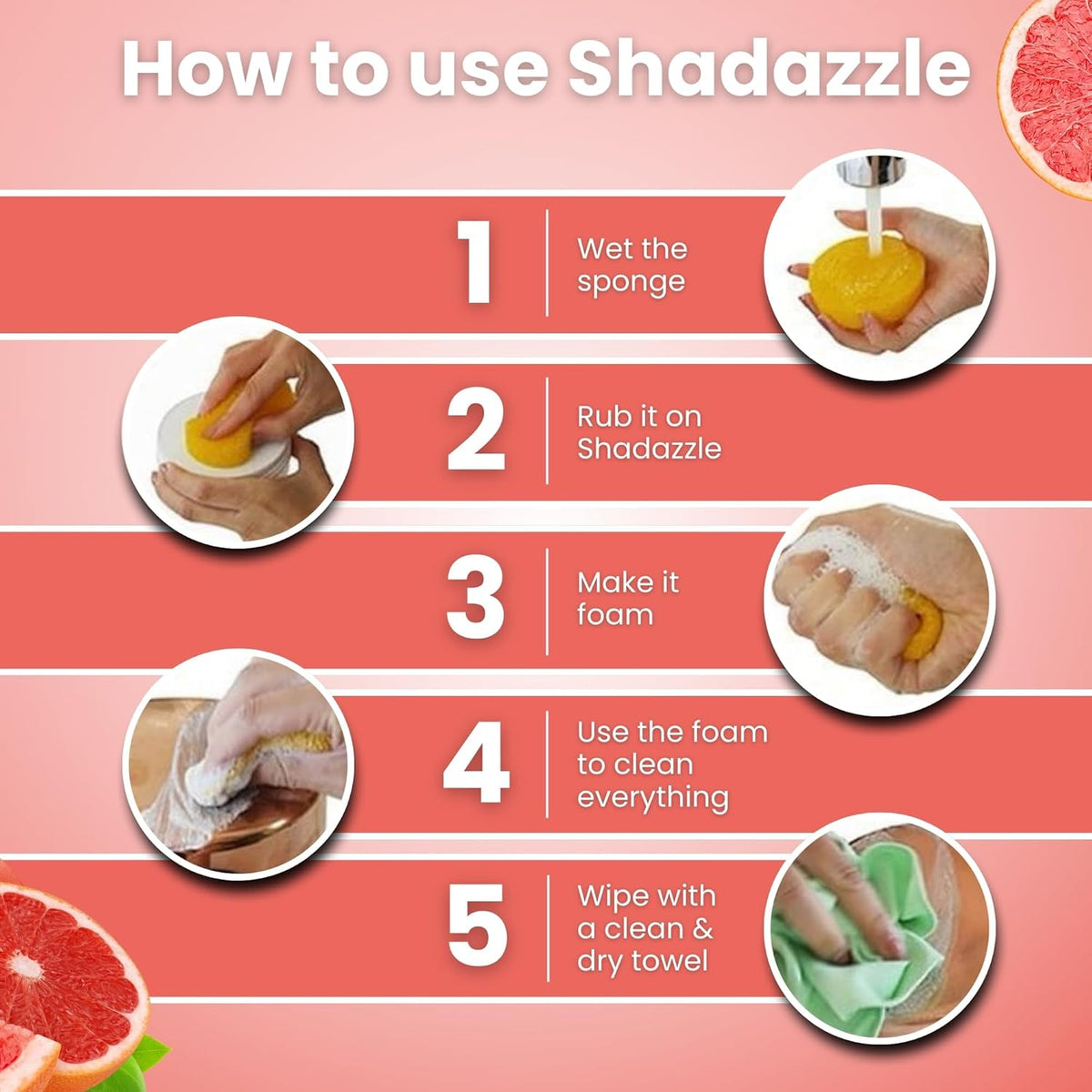 Shadazzle Natural All Purpose Cleaner and Polish – Eco friendly Multi-purpose Cleaning Product (2