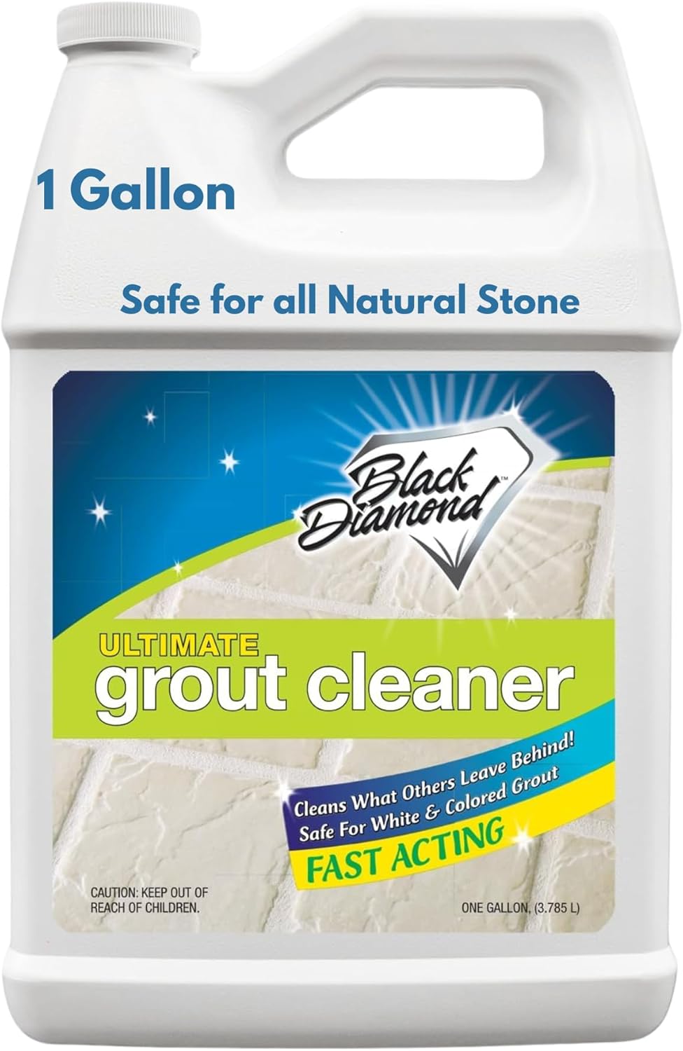 Black Diamond Ultimate Grout Cleaner: Best Cleaner for Tile, Ceramic, Porcelain, Marble Acid-Free