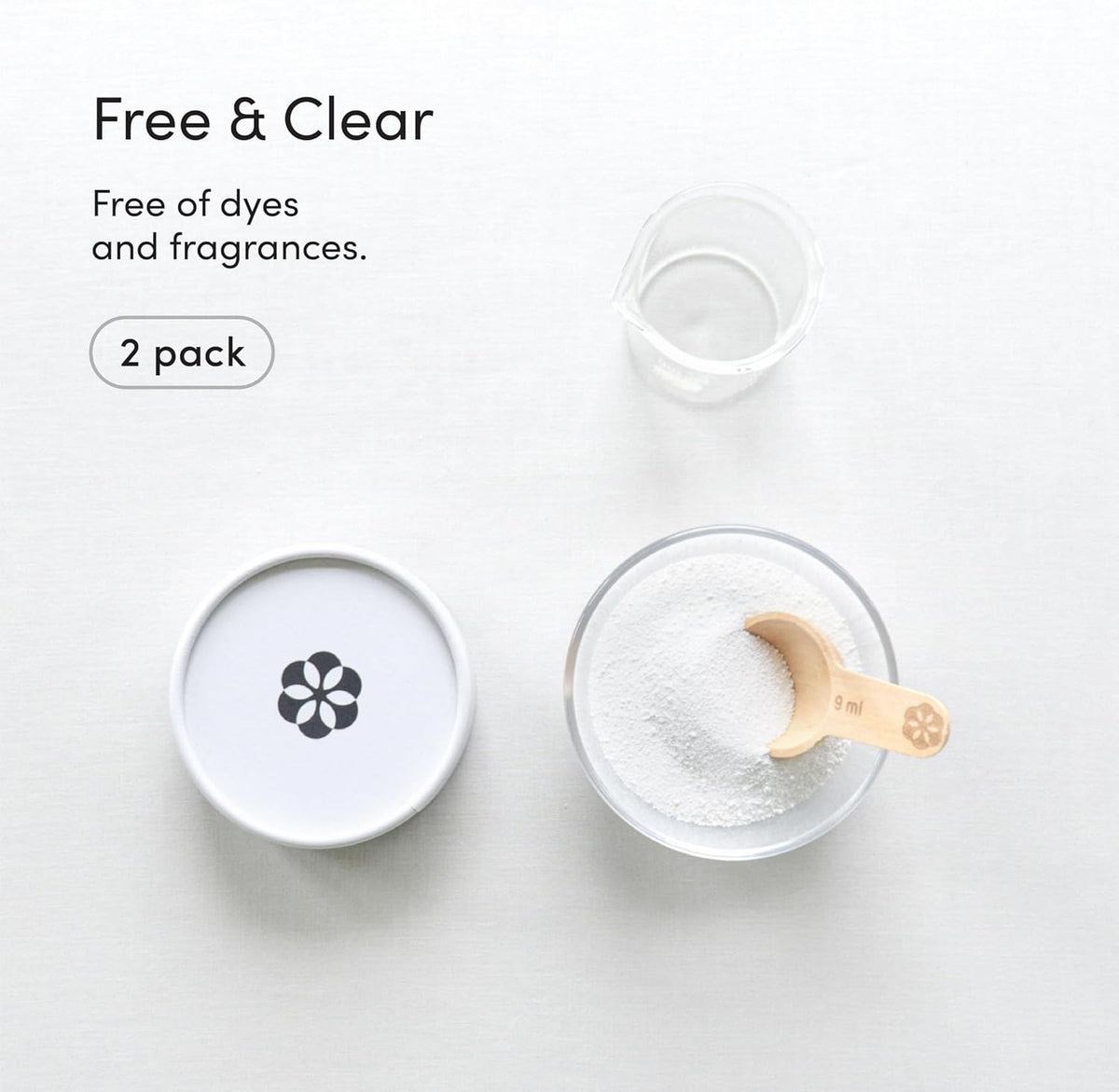 Dirty Labs | Scent Free | Bio Enzyme Laundry Booster | 2-Pack = 96 Loads | Hyper Concentrated |