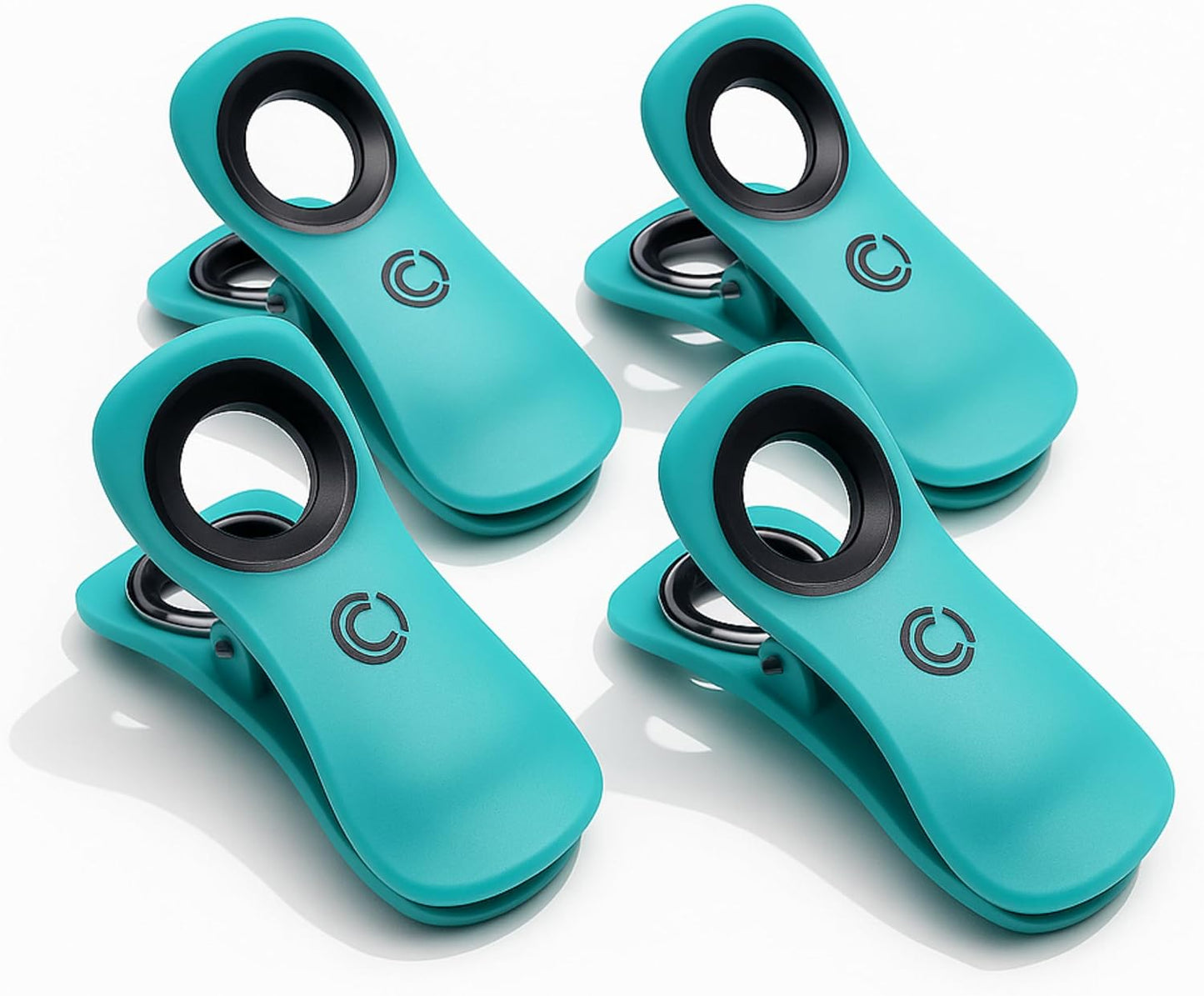 CoreClips Towel Clips for Beach Chairs - Set of 4 Pool Towel Holder Clips for Lounge Chairs on