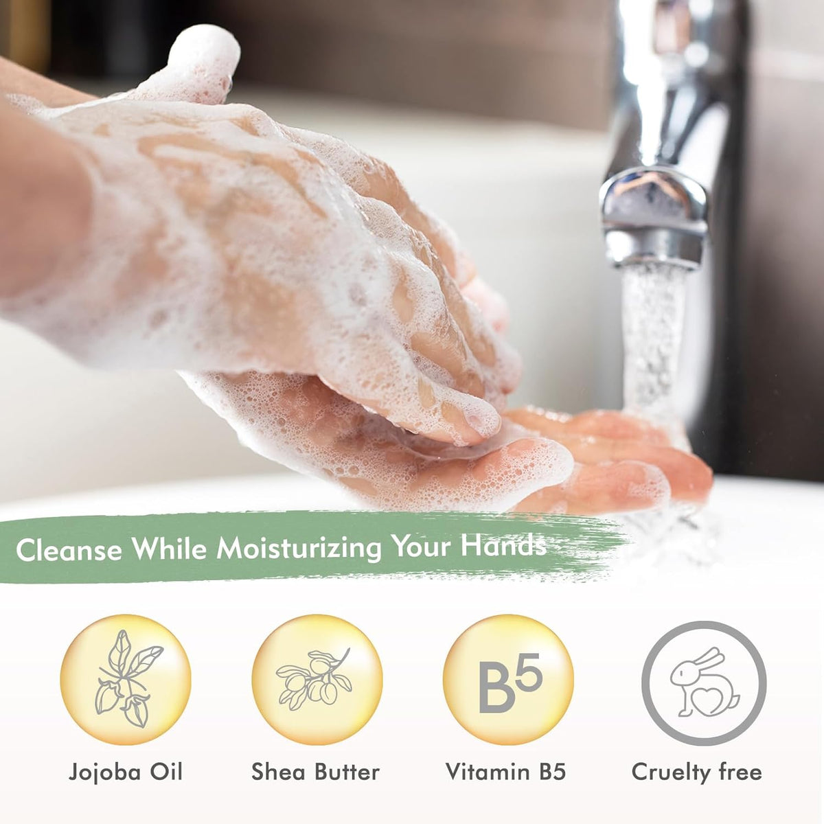 ROMIIE ZOI Liquid Hand Soap Refills Gift Set – Cucumber & Mint Scent – 3 Pack (26 Fl Oz Each)