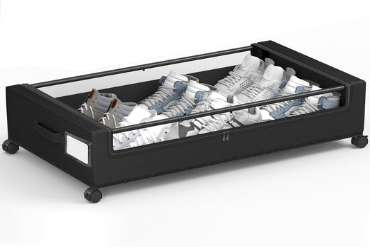 Under Bed Storage, Underbed Storage With Wheels, Under The Bed Storage for Clothes, Blankets