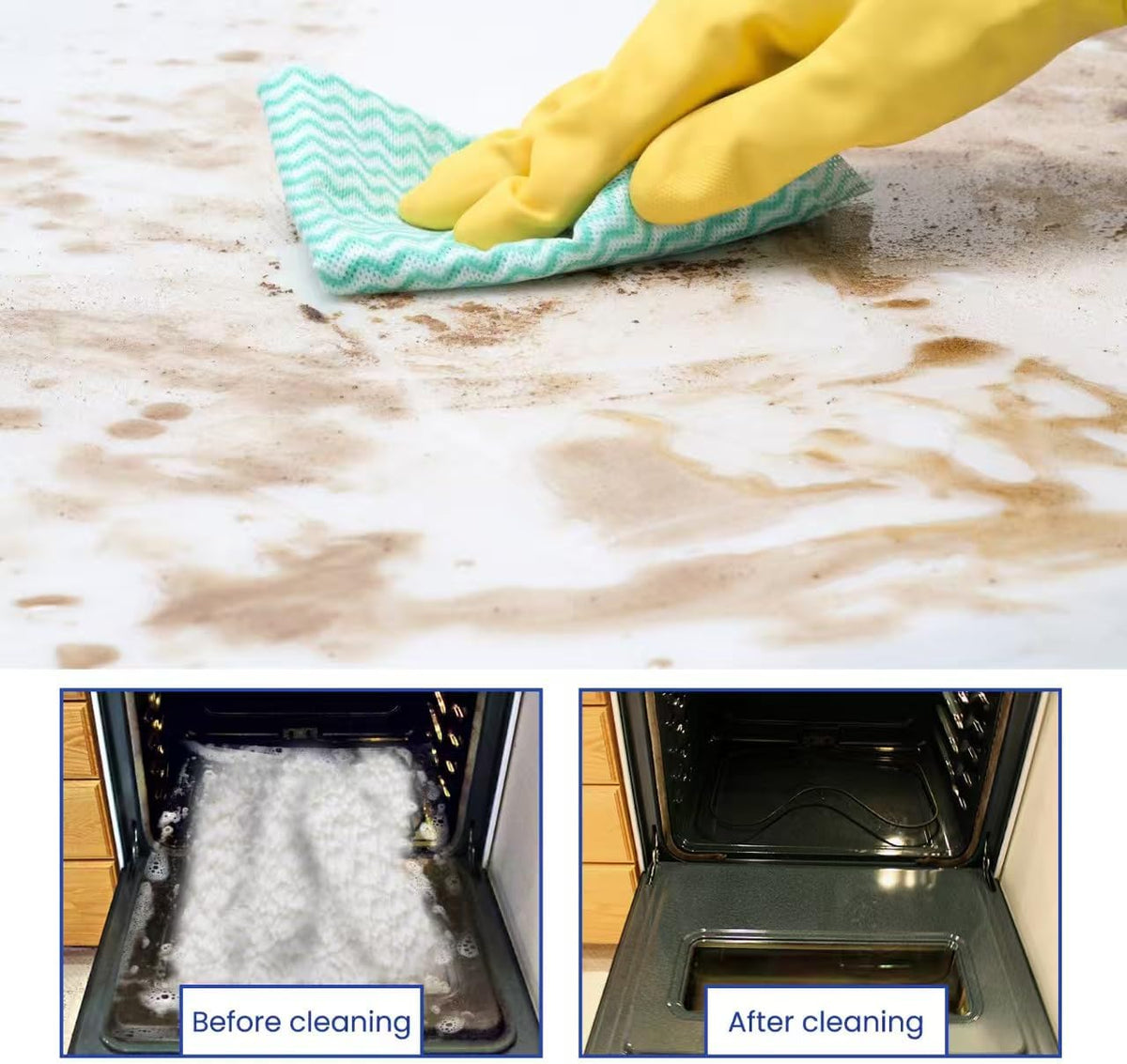 Oven cleaner Kitchen,Heavy Oil Cleaner, 2025 Upgrade Multipurpose Grease Remover, Durable Stain