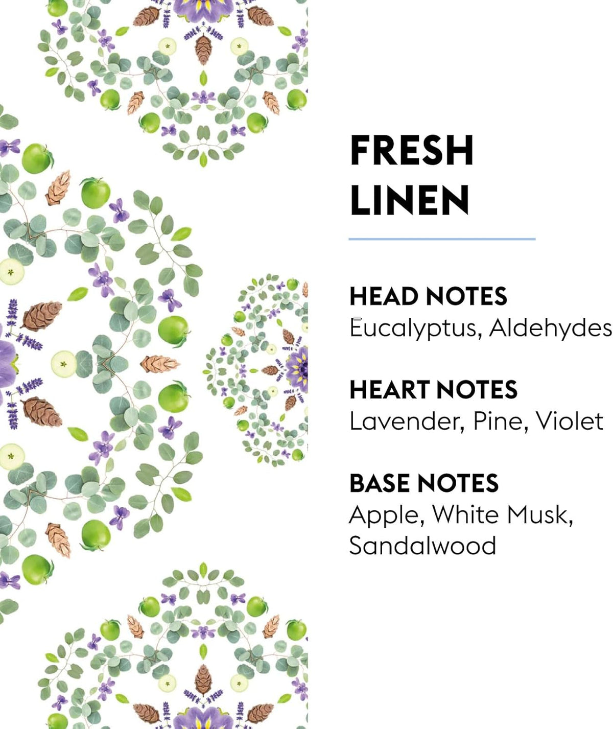 Fresh Linen - Lampe Berger Fragrance Refill for Home Fragrance Oil Diffuser - 33.8 Fluid Ounces - 1
