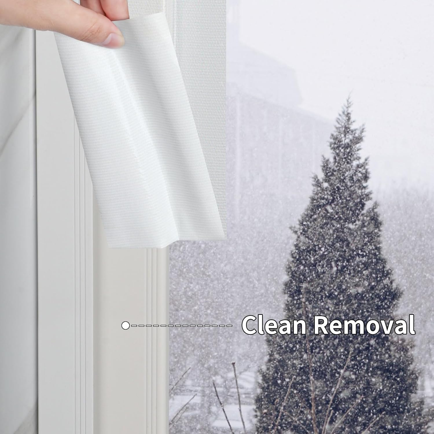 Cloth Duct Window Seal Strip Tape for Winter, 1.89in x 33FT, Weather Stripping Sealing Insulation