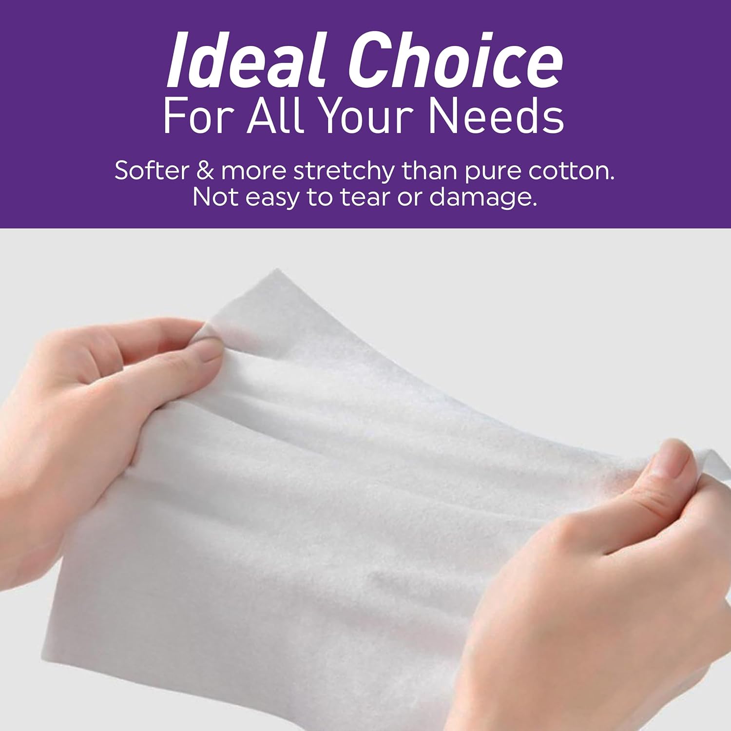 MED PRIDE Disposable Dry Wipes for Adults, Soft & Absorbent Personal Towels, Bulk 800 Count
