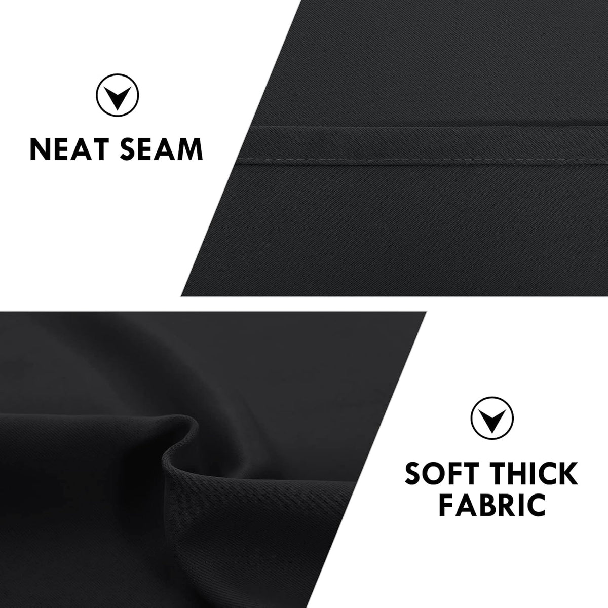 DWCN Blackout Curtains for Bedroom – Thermal Insulated Room Darkening Drapes for Living Room