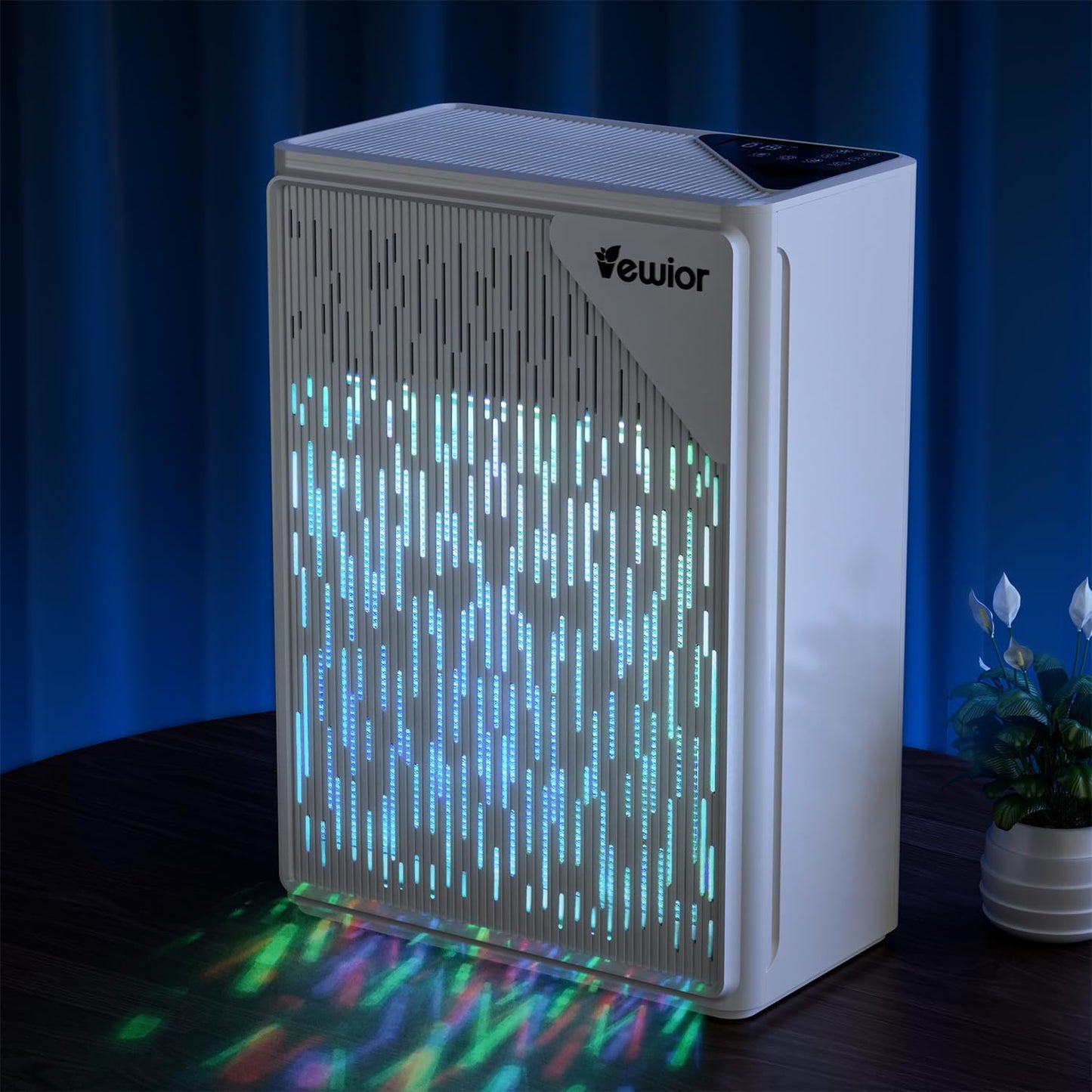 Air Purifiers for Home Large Room up to 2535ft², VEWIOR H13 True HEPA Air Cleaner for Bedroom with