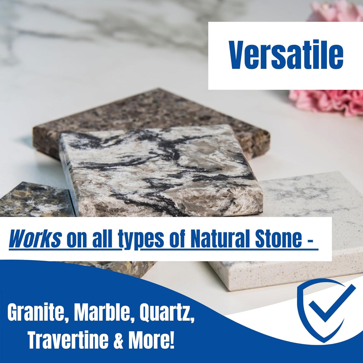 Black Diamond Stoneworks GRANITE PLUS! 2 in 1 Cleaner & Sealer for Granite, Marble, Travertine