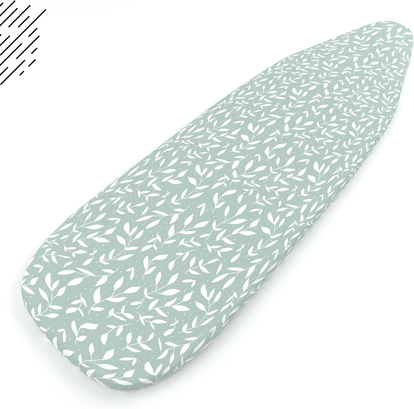 Encasa XO Ironing Board Cover and Pad 49"x18" - Thick 3mm Felt Padding, Drawstring Tightening &