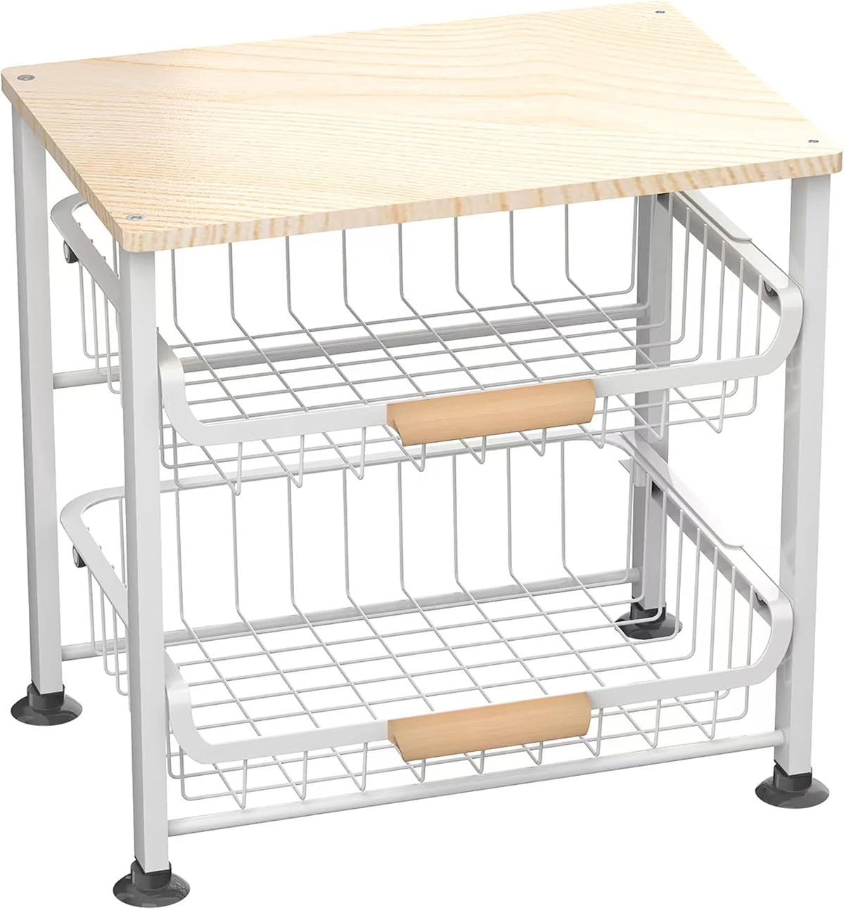 3-Layer Kitchen Fruit Storage Basket Snack Rack, countertop Storage Rack, Stackable Storage Rack