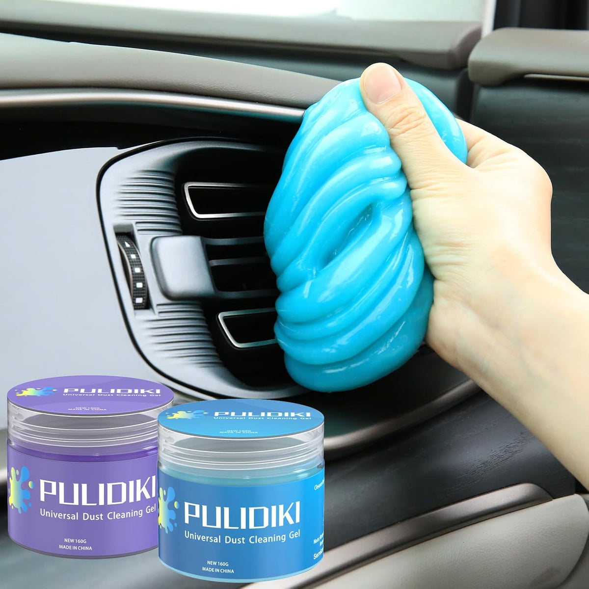 PULIDIKI Car Cleaning Gel for Car Detailing Putty Car Putty Auto Cleaning Kits Car Slime Cleaner