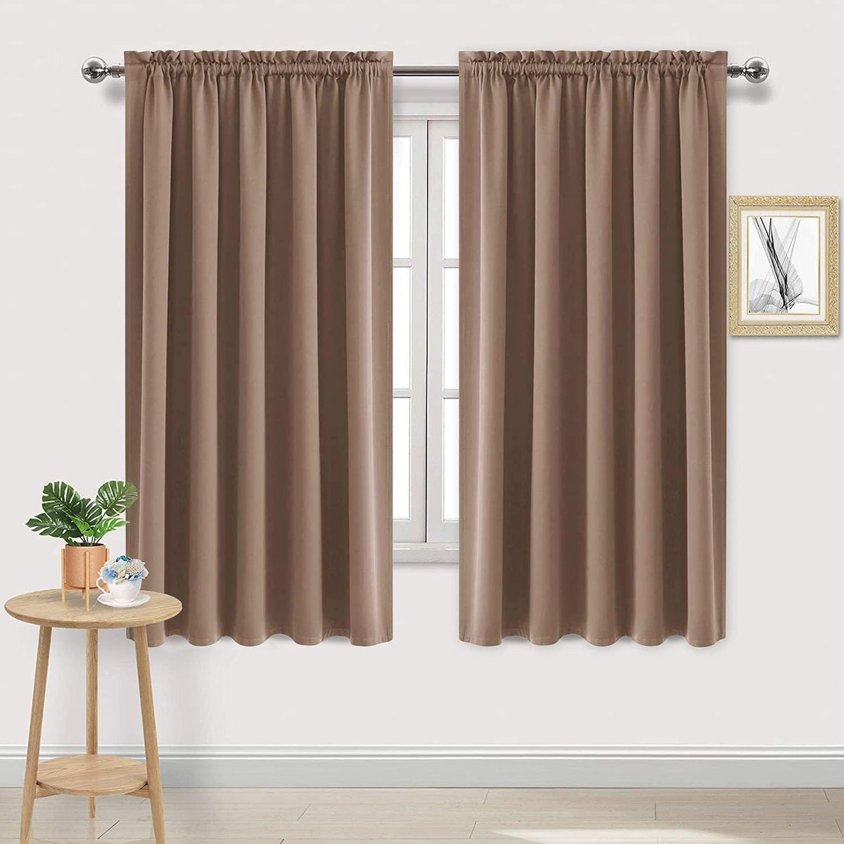 DWCN Blackout Curtains for Living Room Thermal Insulated, Energy Saving & Noise Reducing Bedroom