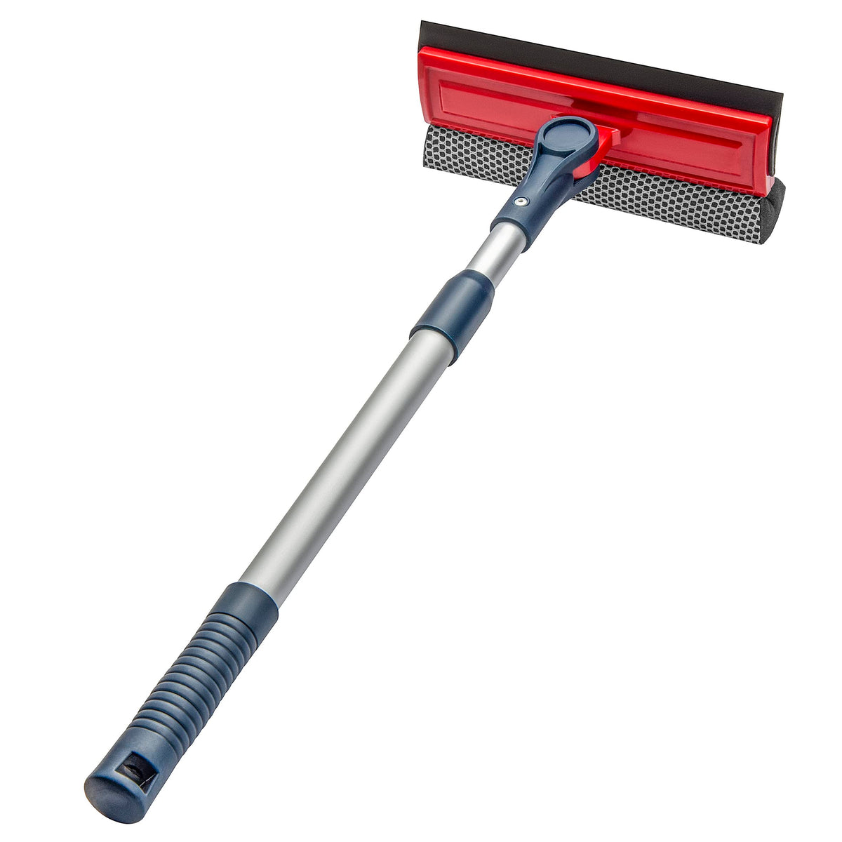 DSV Standard Professional Window Squeegee | 2-in-1 Window Cleaner Sponge and Soft Rubber Strip With