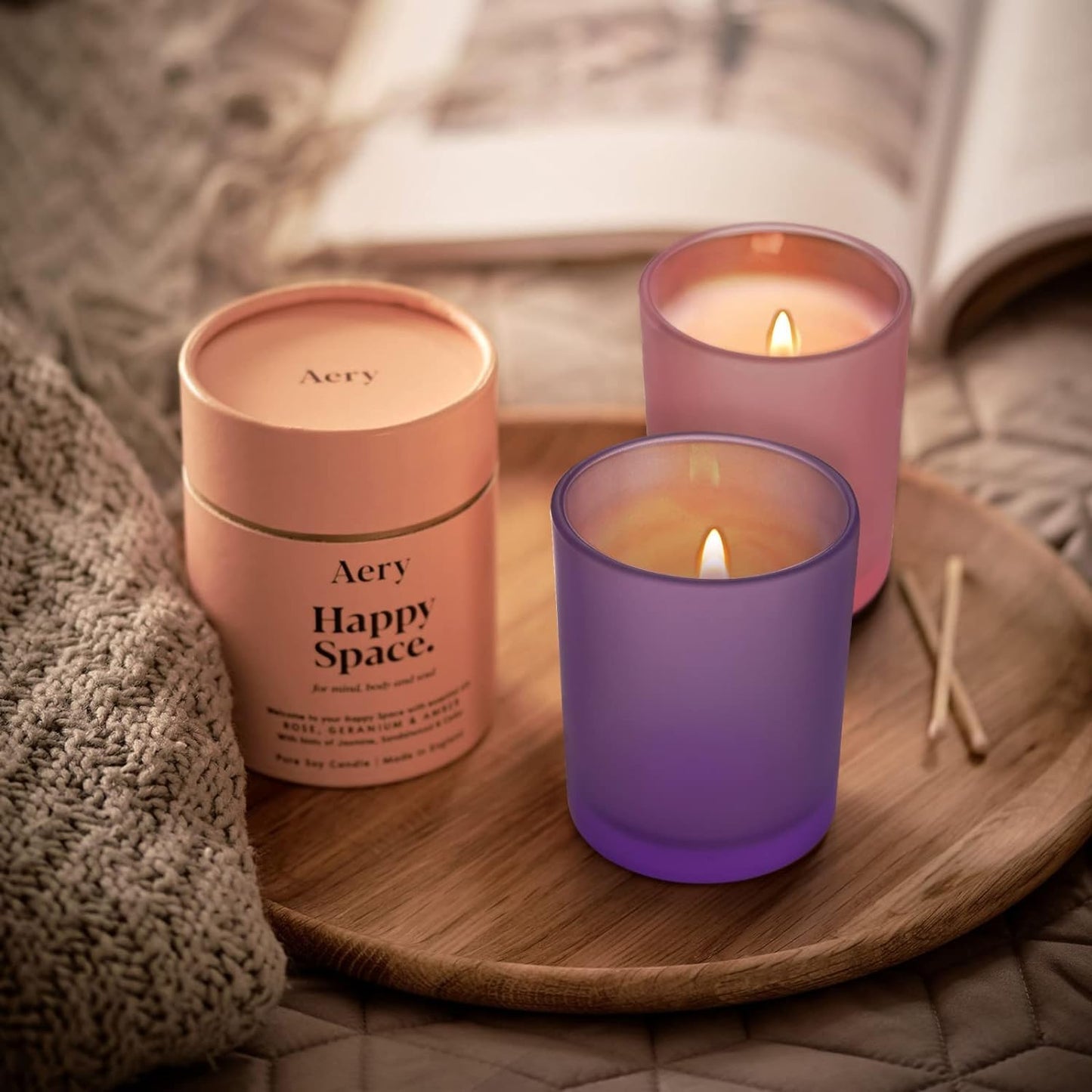 14 OZ Thick Candle Jars for Making Candles 12 Pcs, 3 Wick Empty Jars with Wood Lids for Candle