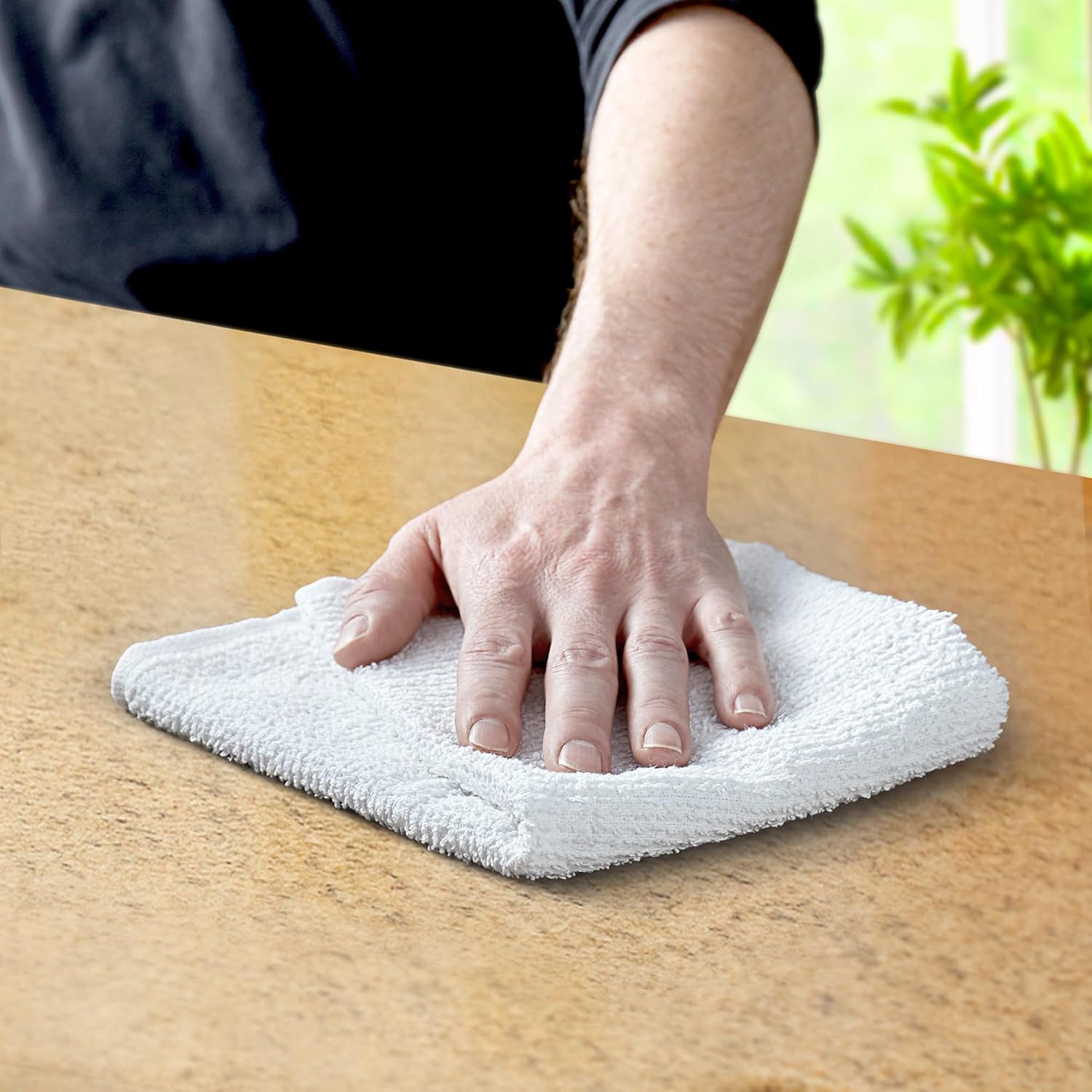Avalon Towels Terry Bar Mop Towels (Value Pack of 36) Size 14"x17" – Absorbent and Durable
