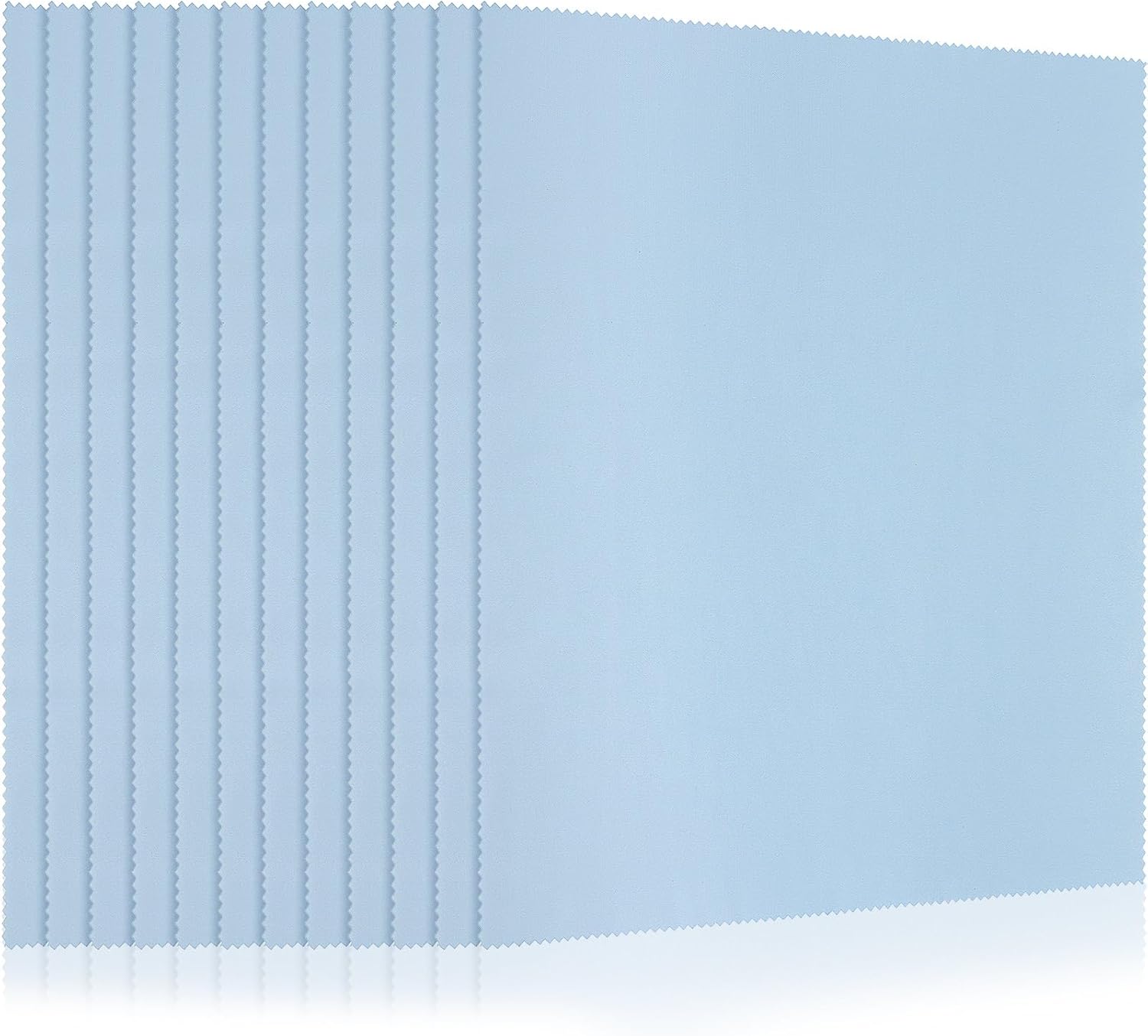 Frienda 12 Pack Large Microfiber Glass Cleaning Cloths 12 x 12 Inch Oversized Eyeglass Sunglasses
