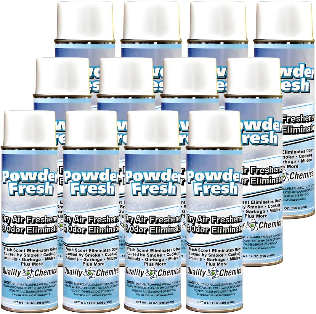 Quality Chemical Powder Fresh - The Most Powerful Dry Air Freshener - Best Room Deodorizer and Air