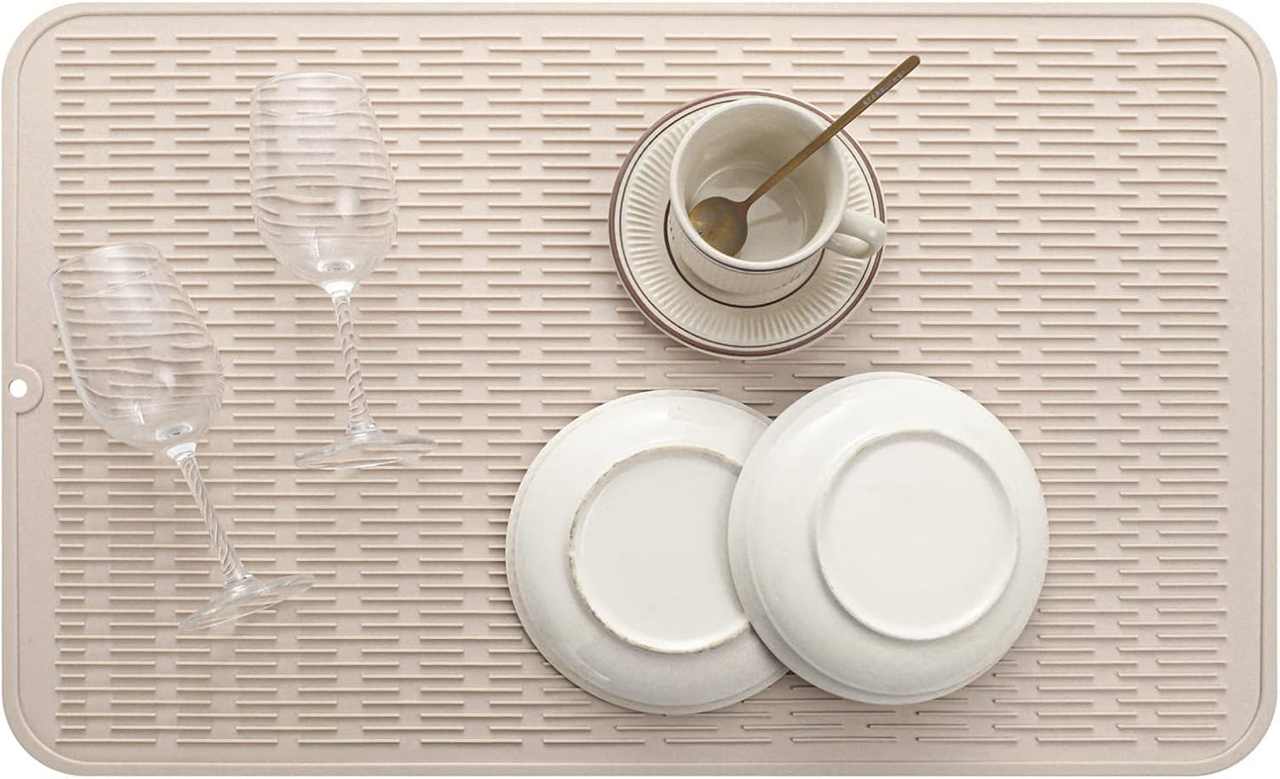 Silicone Dish Drying Mat for Multiple Usage,Easy clean,Eco-friendly,Heat-resistant Silicone Mat for