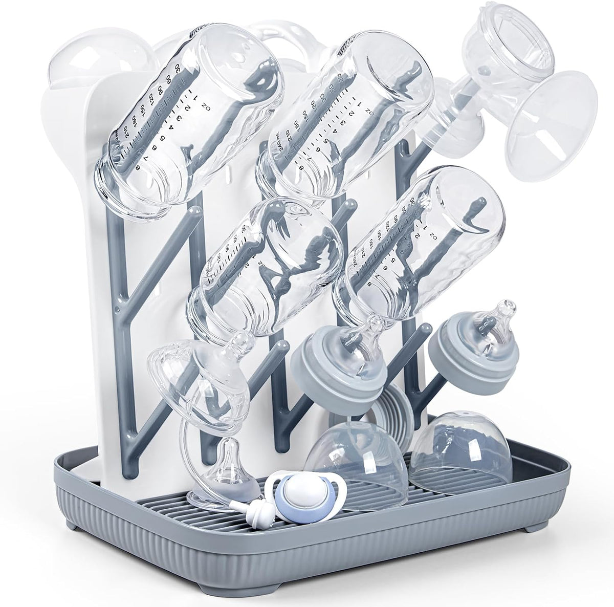 Termichy Baby Bottle Drying Rack: Large Vertical Bottle Dryer Rack Holder - Space Saving Standing