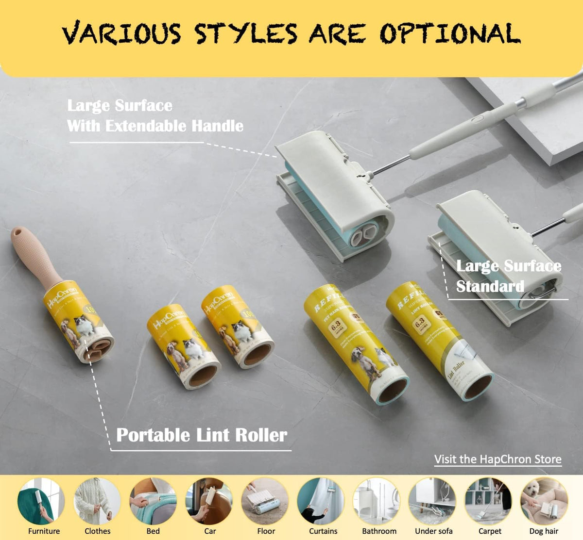 Extra Sticky Lint Roller Refills Only, Total 400 Easy Tear Sheets, Insert Tube Measures 1.5" and