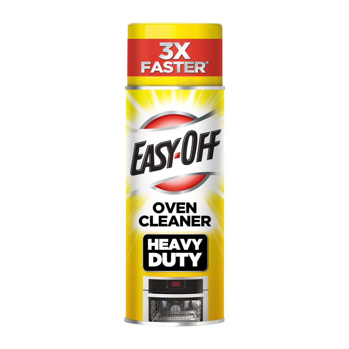 Easy Off Heavy Duty Oven Cleaner, Destroys Tough Burnt on Food and Grease, Fresh Scent, 14.5 oz Can