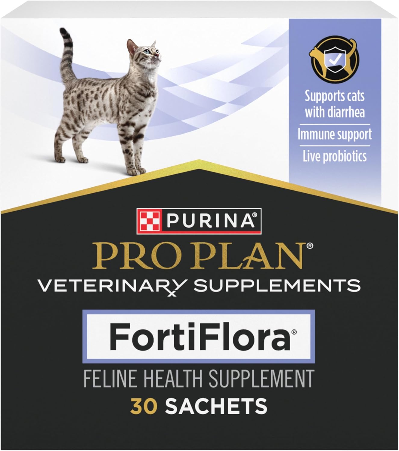 Purina Pro Plan Veterinary Supplements FortiFlora Cat Probiotic Supplement for Cats with Diarrhea