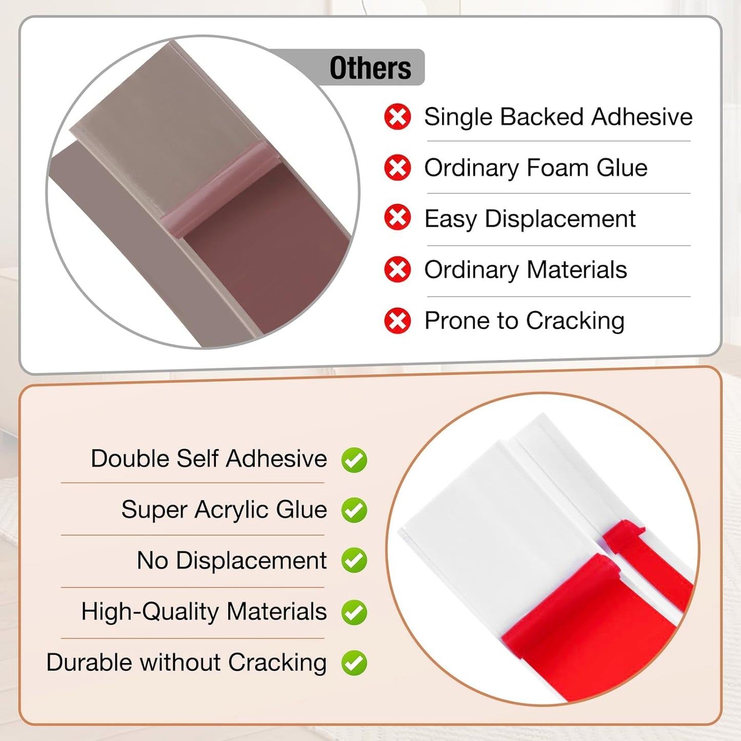 Floor Transition Strip Self Adhesive Vinyl Door Threshold for Doorways Carpet Edging Trim Overlap