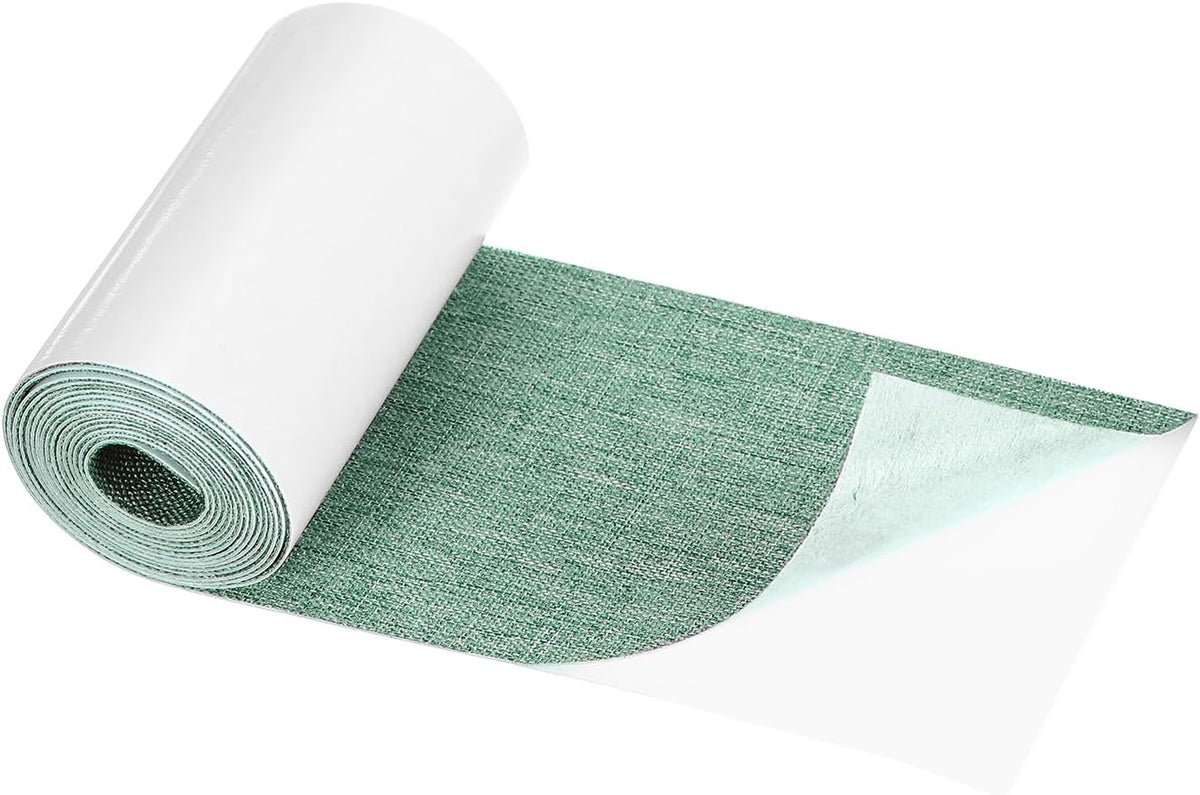 3x60 Inch Green Linen Repair Patch, Self-Adhesive DIY Fabric Repair Patch for Sofa, Furniture