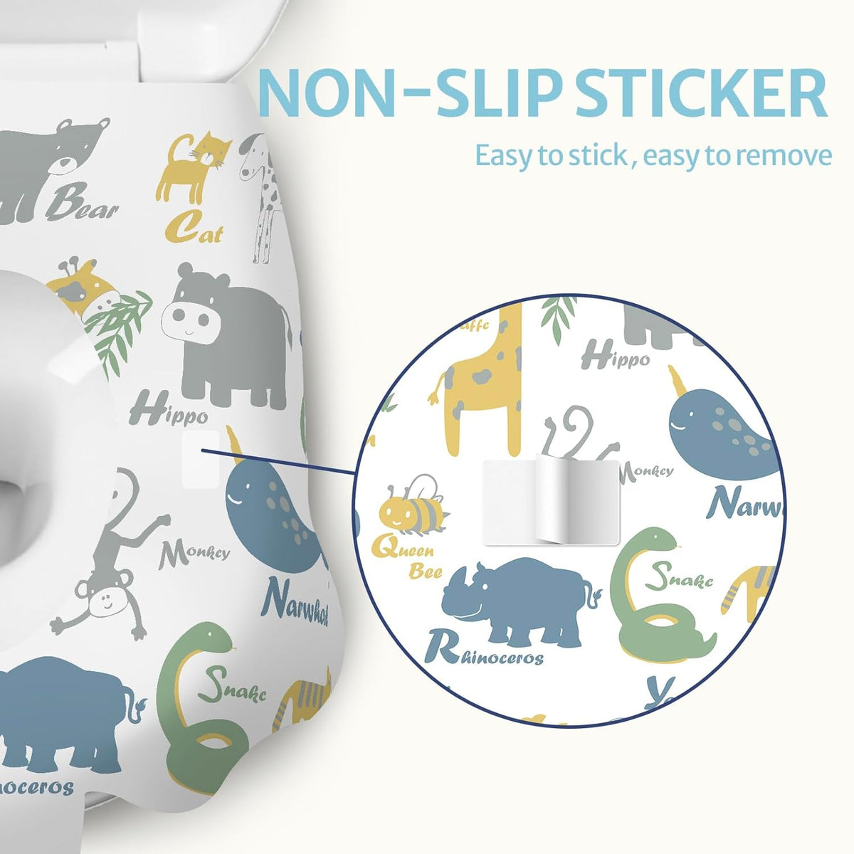 Blissful Diary 30 Pcs Toilet Seat Covers Disposable for Toddlers & Adults, Extra Large Waterproof