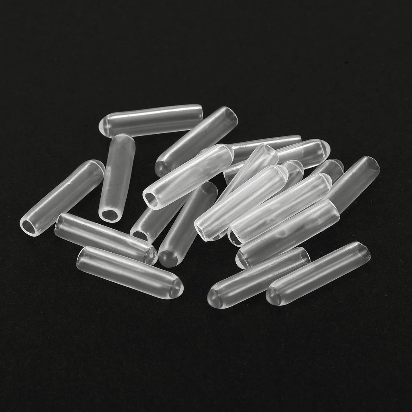 uxcell 20pcs Rubber End Caps Protective Caps 2.5mm ID Vinyl PVC Round Tube Bolt Cap Cover Screw