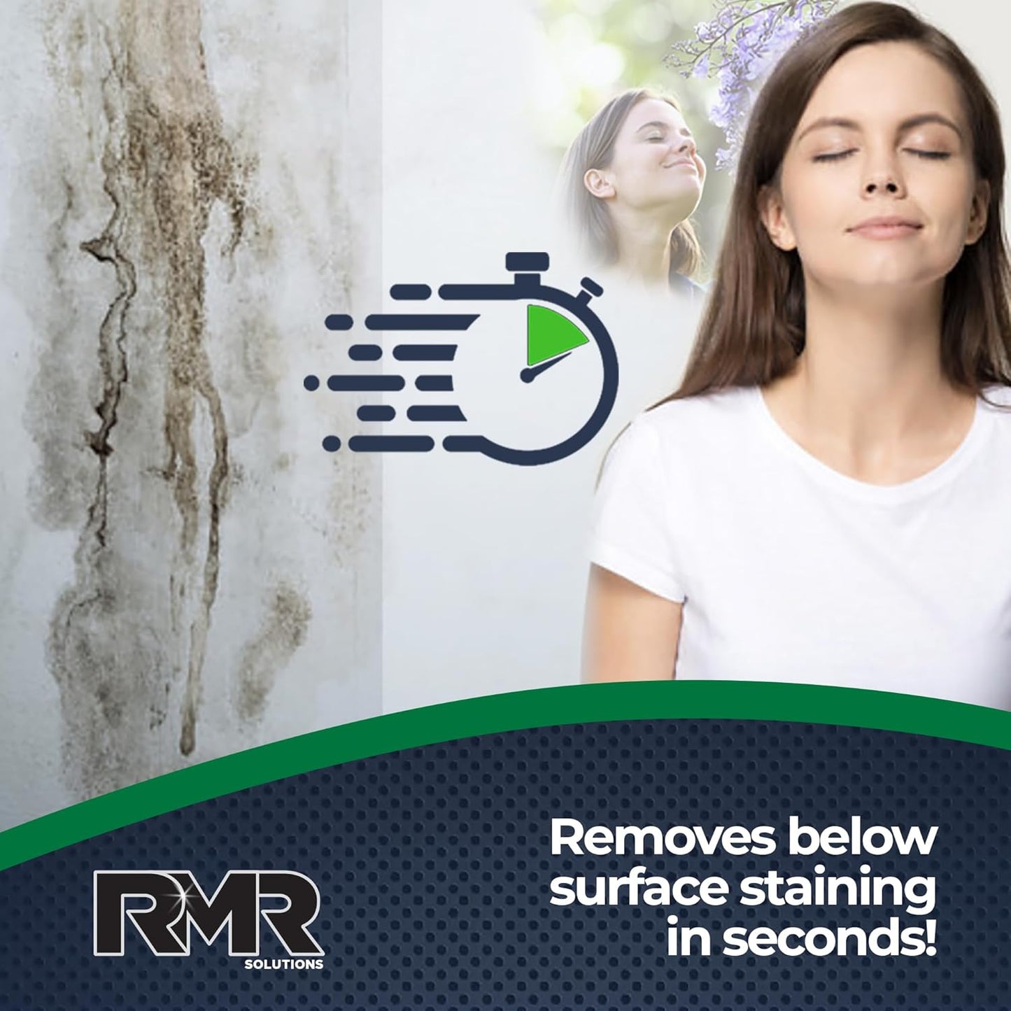RMR-86 Instant Mold Stain and Mildew Stain Remover Spray - Scrub Free Formula, 2.5 Gallon (320 Fl