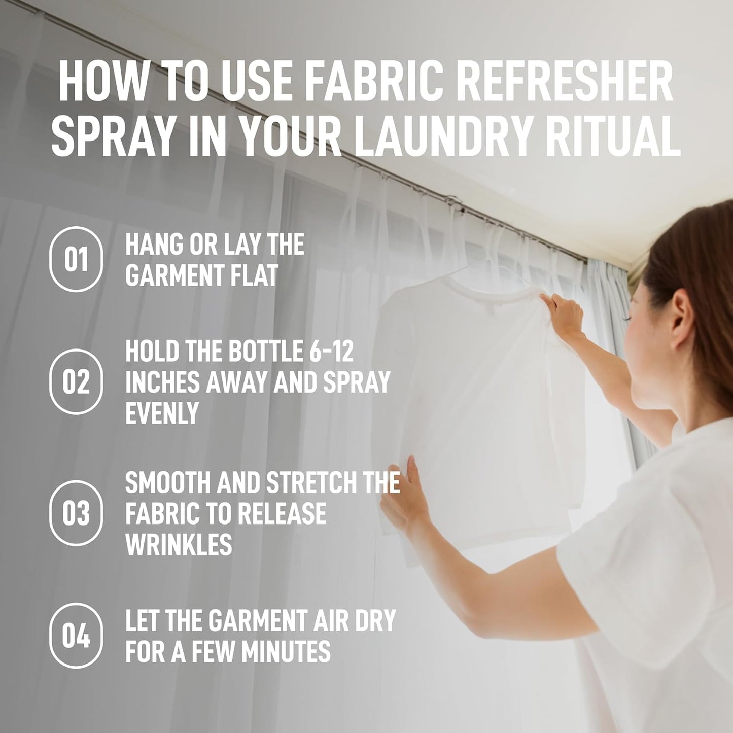Laundry Sauce Fabric Refresher Spray, Odor-Fighting Fabric Refresher, Fragrance and Laundry Scent