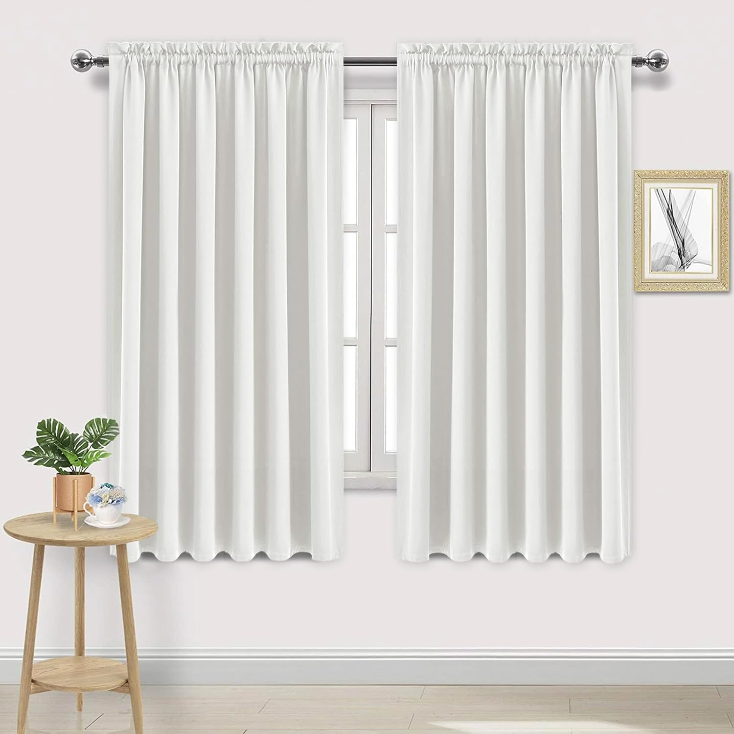 DWCN Blackout Curtains for Living Room Thermal Insulated, Energy Saving & Noise Reducing Bedroom