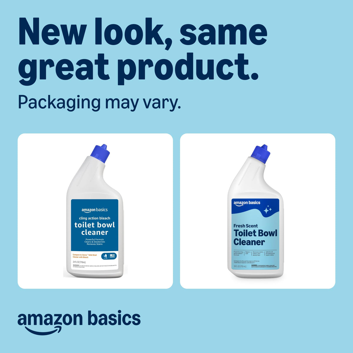 Amazon Basics Toilet Bowl Cleaner with Cling Action Formula, Fresh Scent, 24 Fl Oz – view 2