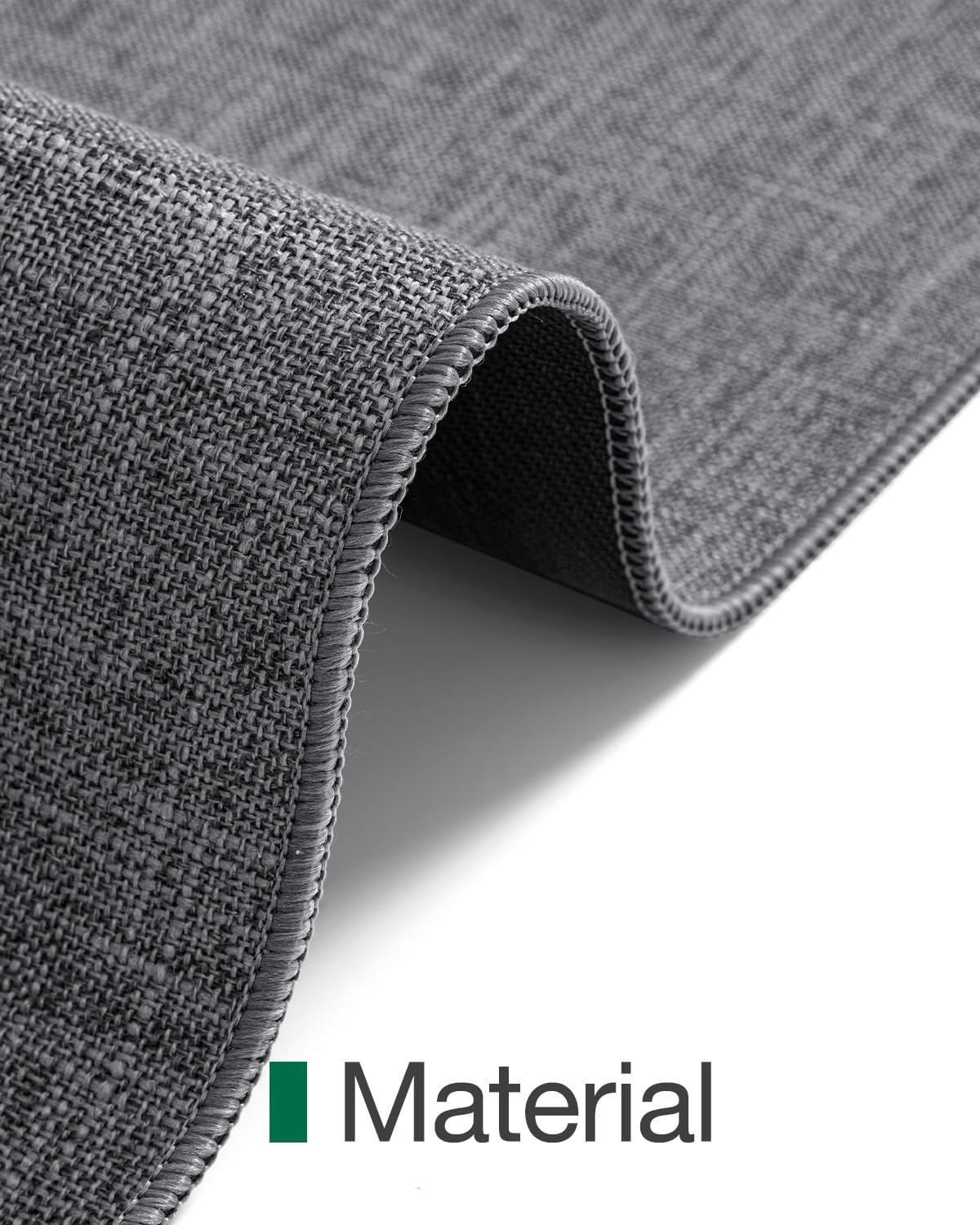 LUMI Indoor Door Mat 32"x48", Ultra Thin Low Profile Non-Slip Doormat for Home Entrance, Absorbent