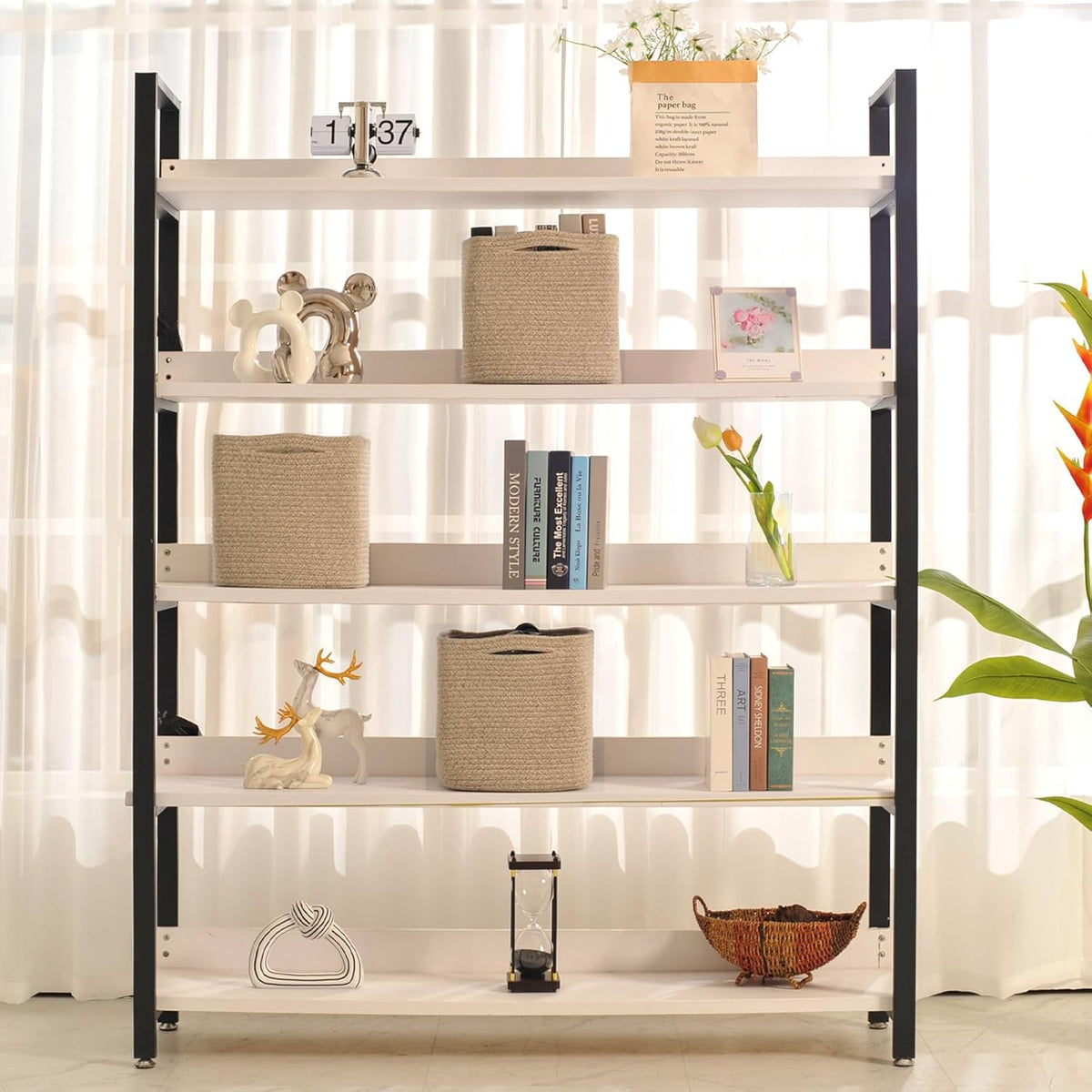 11 Inch Cube Storage Bins, Storage Cube Organizer Bins, Woven Cotton Rope Baskets for Storage