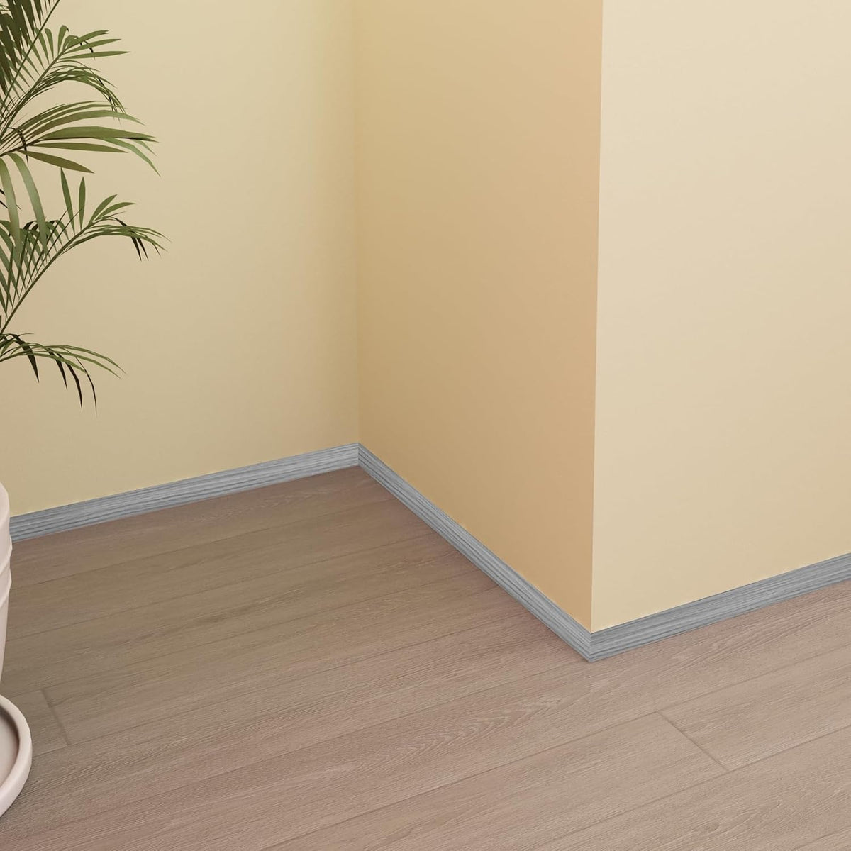 Floor/Door Flat Transition Strip & Self-Adhesive Vinyl Edge Trim - Laminate Gap Covering Joining