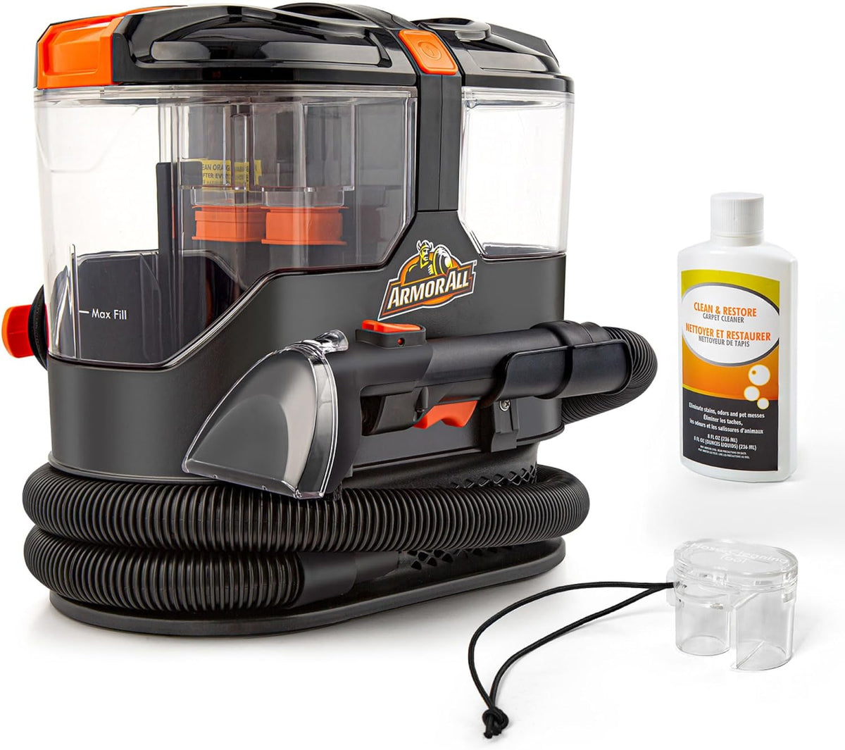 Armor All SCA702 901 7 Amp Portable Spot Cleaner for Car Cleaning, Carpet and Upholstery Stain