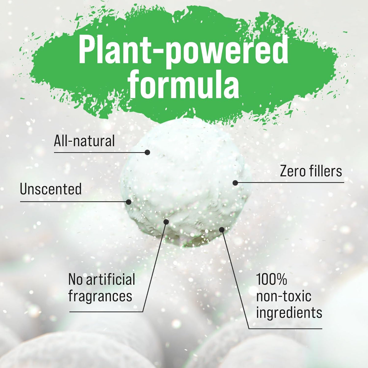 Rockin' Green Laundry Detergent, Plant based, All Natural Laundry Detergent Powder, Vegan and