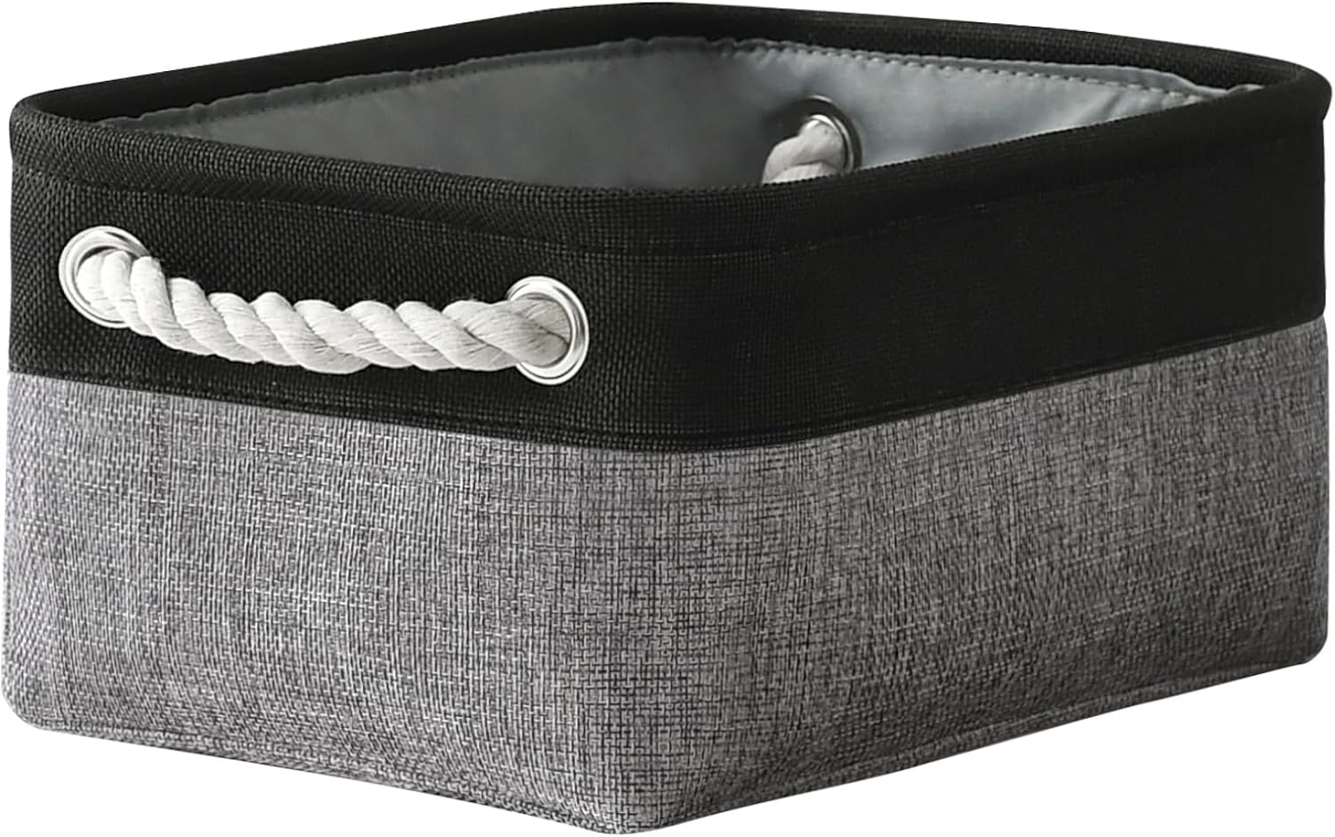 TheWarmHome Storage Basket for Organizing - 12x8x5.2 inch 1 Pack Fabric Storage Cubes, Baskets for