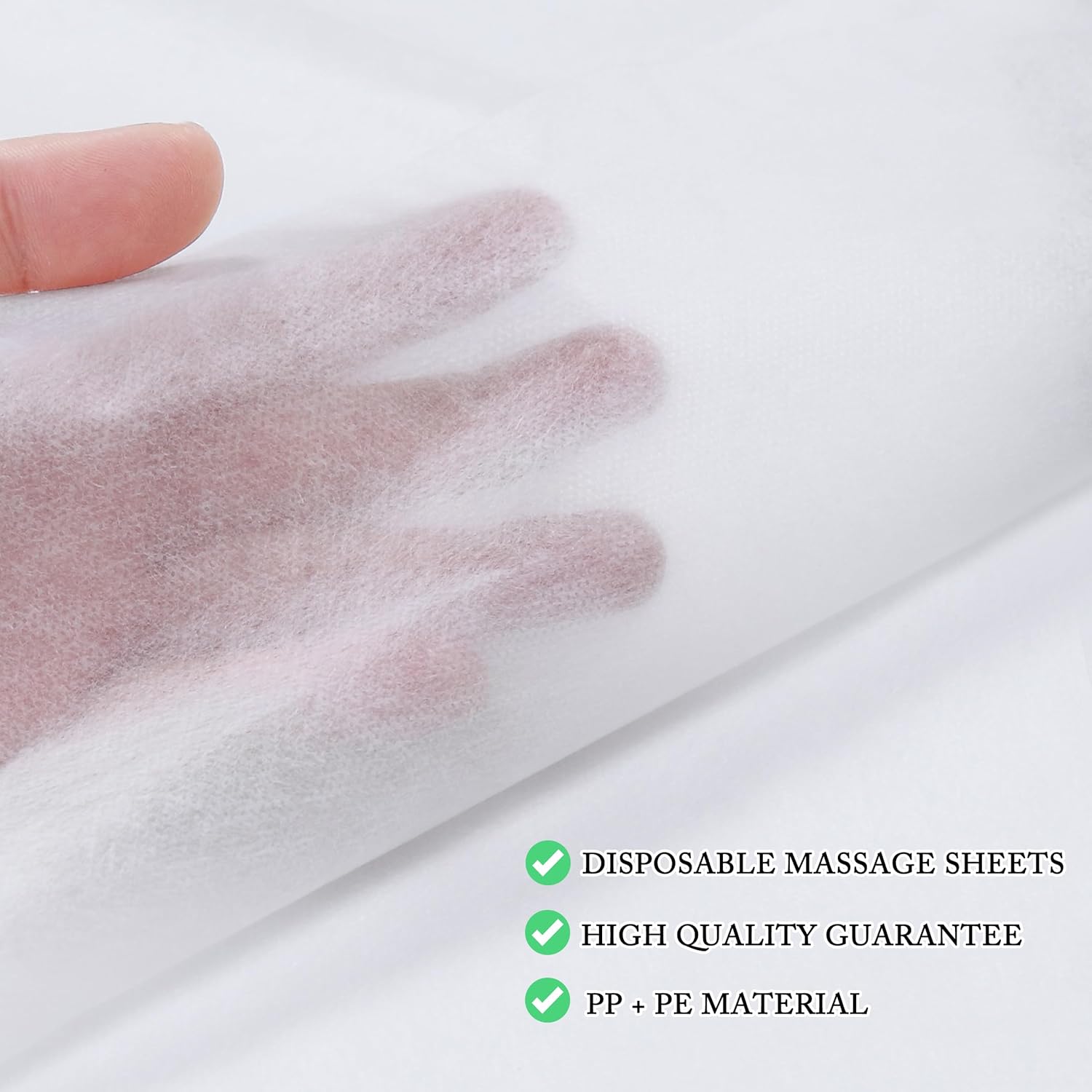 50 Pcs Disposable Bed Sheets 31" x 71" Massage Table Sheets Non Woven Fabric SPA Bed Cover