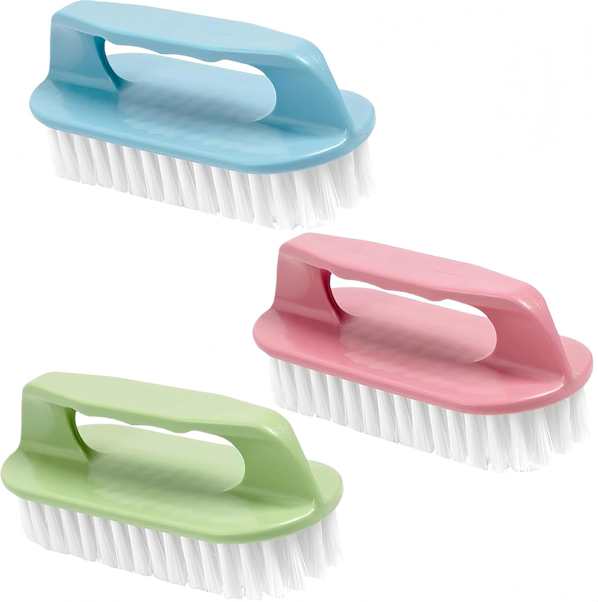 Scrub Brush for Cleaning-3 Pack Scrubbing Brushes Heavy Duty Multi-Purpose Household Cleaning Brush