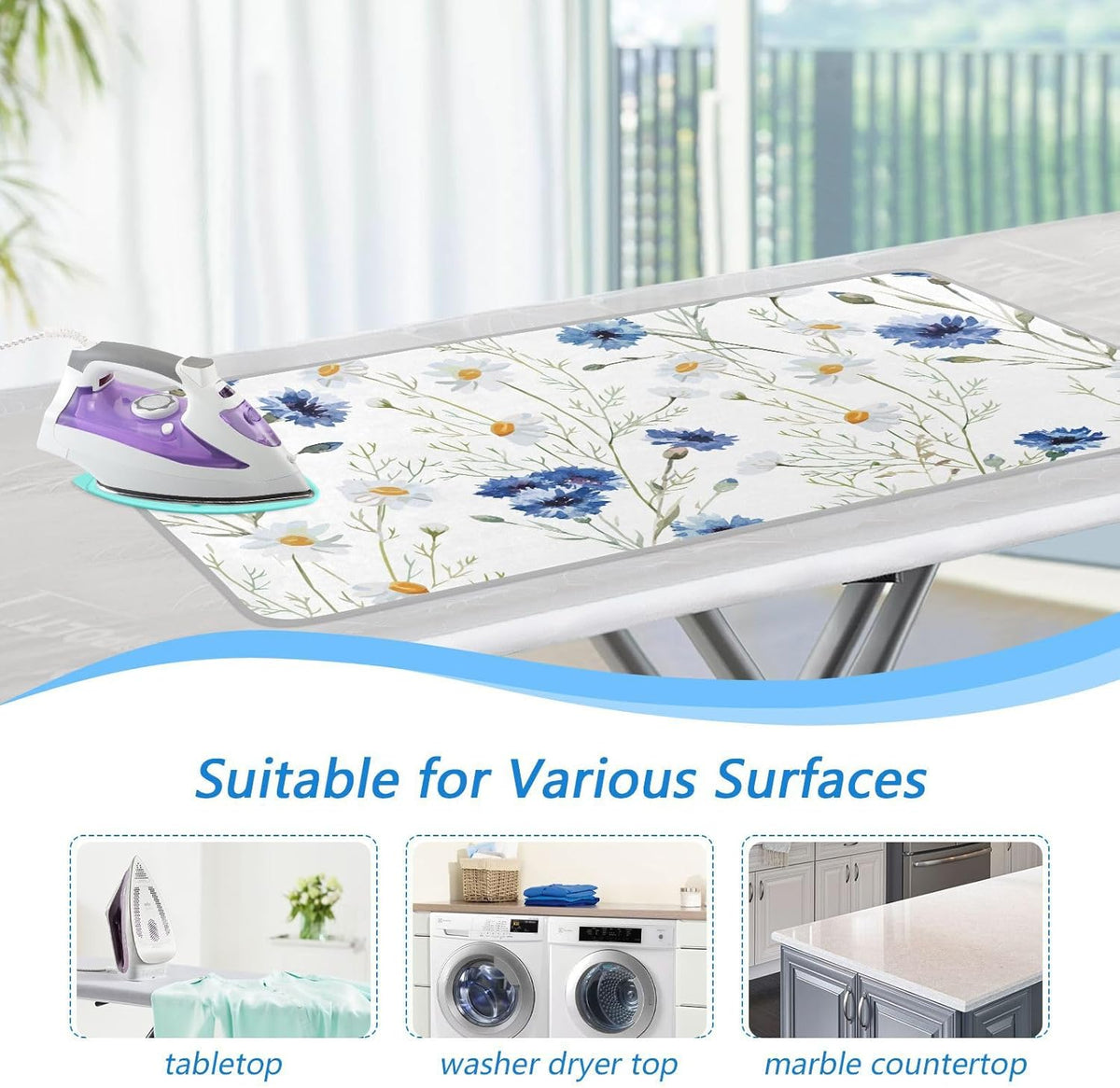 Ironing Mat Thickened Ironing Blanket Travel Portable Double-Side Using Ironing Pad Travel Isolate