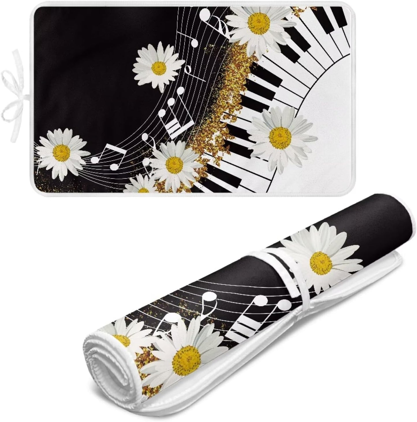 Music Ironing Pad Ironing Blanket Thick Travel Iron Pad Heat Resistant Ironing Board Cover for