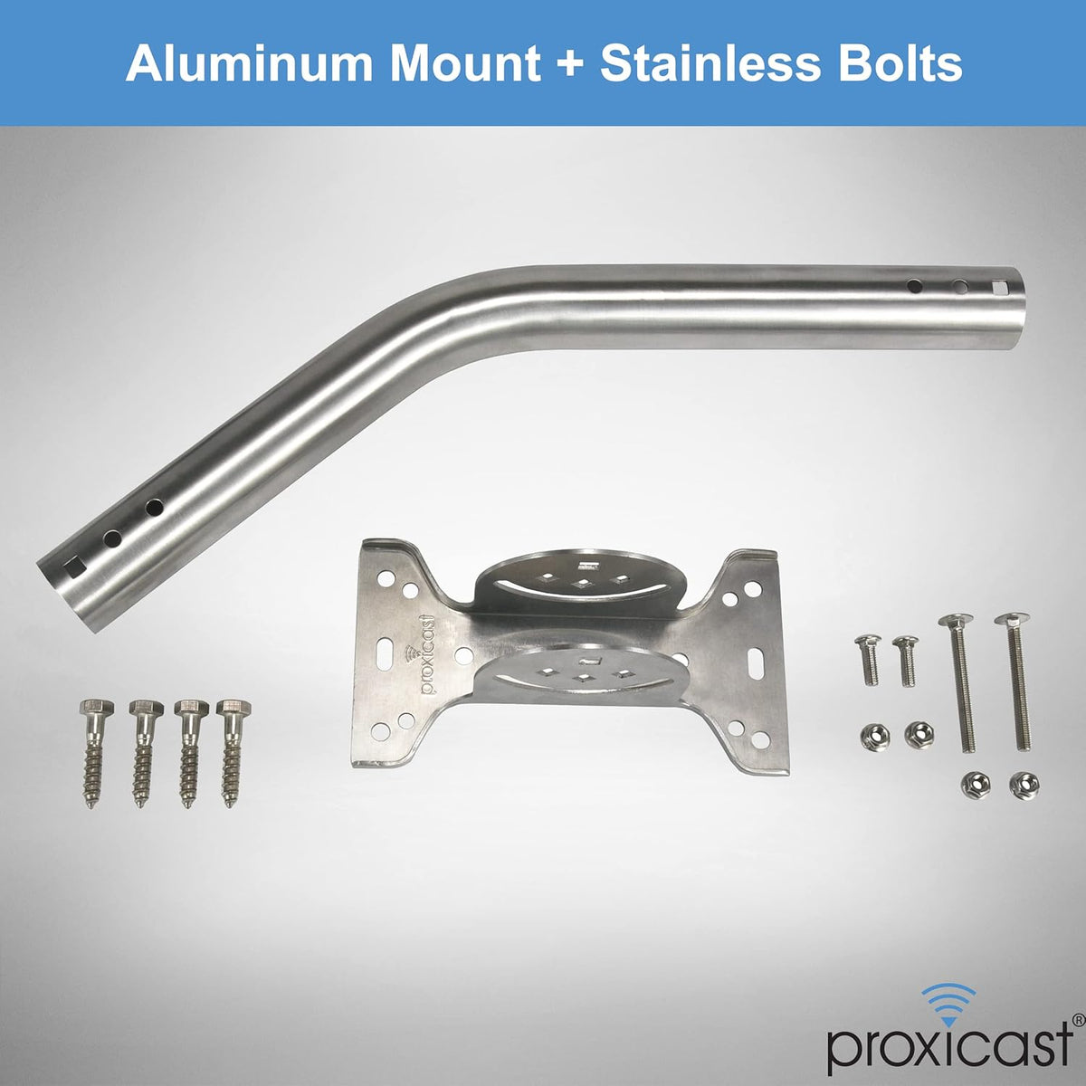 Proxicast Pro-Grade J-Max 100% Solid Rustproof Aluminum Antenna Mount - Universal Outdoor