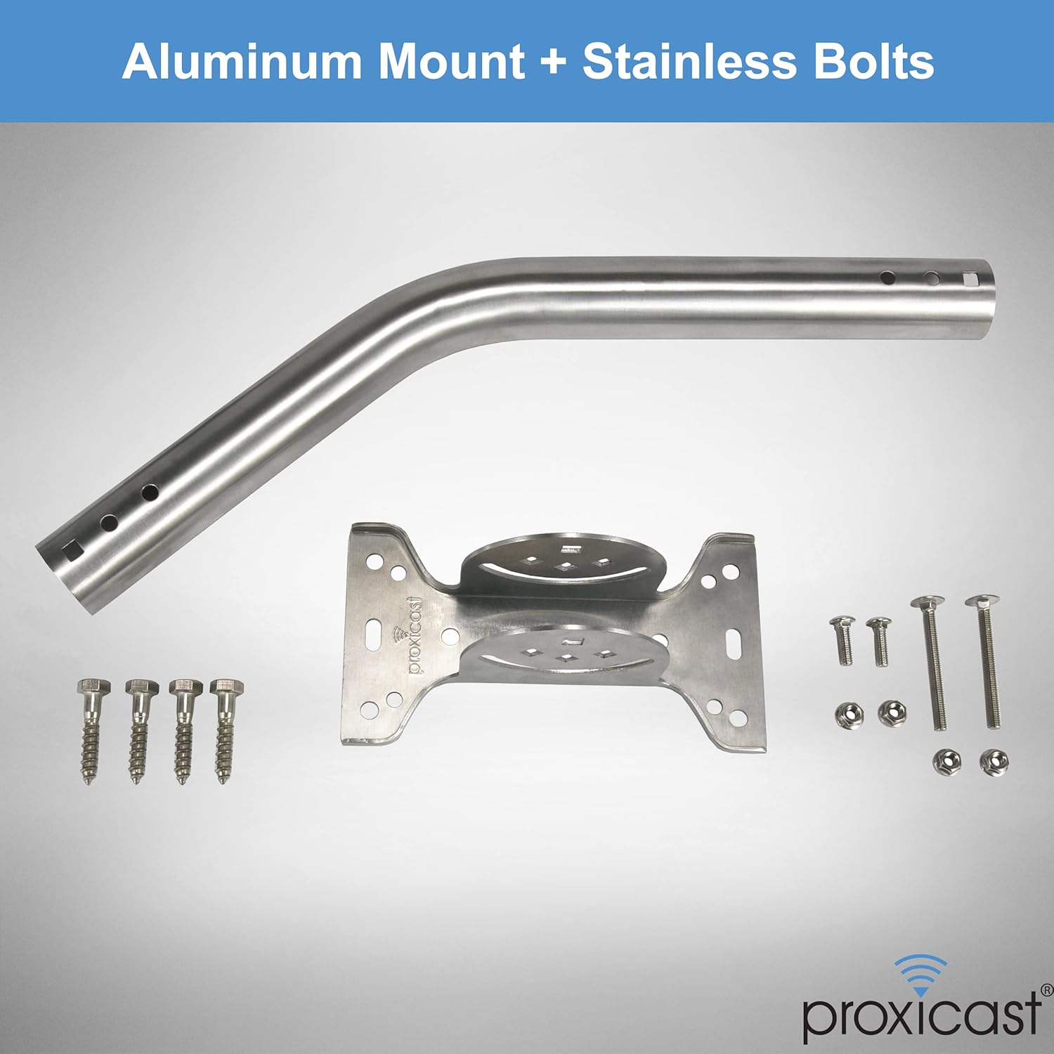 Proxicast Pro-Grade J-Max 100% Solid Rustproof Aluminum Antenna Mount - Universal Outdoor