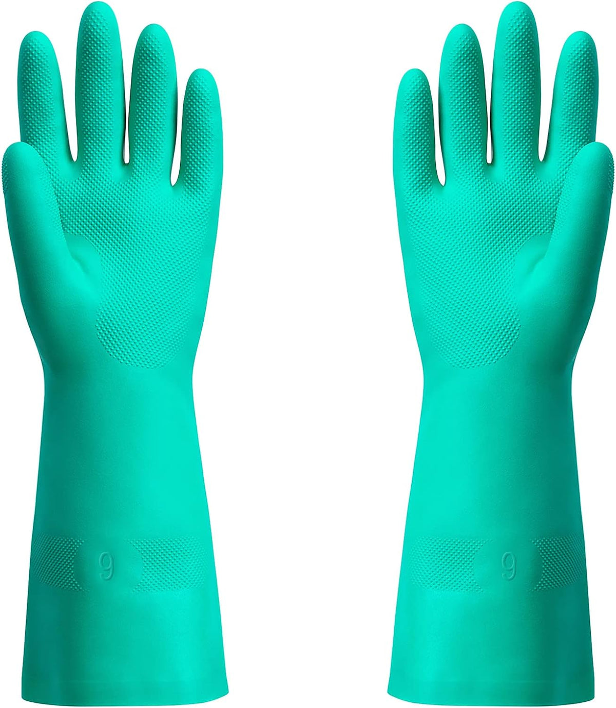 ThxToms Chemical Resistant Nitrile Gloves, Resist Household Acid, Alkali, Solvent and Oil, Latex